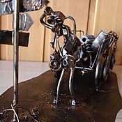 Подарки к праздникам handmade. Livemaster - original item Figurine: The graduate is at a crossroads. Handmade.
