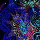 БУДДА UV Полотно Декор для фестивалей Светится в ультрафиолете. Картина фэншуй. ANAHART. Ярмарка Мастеров.  Фото №5