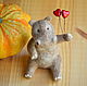 Felt toy Hippo Valentine, Felted Toy, Heidelberg,  Фото №1