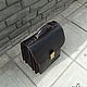 Кожаный портфель "Толстячок". Портфель. ДЕРЕС / Валентин. Ярмарка Мастеров.  Фото №6