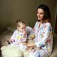 Pajama family bow ' Bunnies'. Combination. Alexandra Maiskaya. My Livemaster. Фото №5