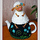 Грелка на чайник "Добрая овечка" (с чайником"), Чехол на чайник, Тутаев,  Фото №1