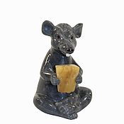 Для дома и интерьера handmade. Livemaster - original item Rats grey. stone carving.. Handmade.