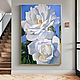 Painting White flowers. Pictures. orlovaalla. My Livemaster. Фото №4