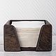 Stand for napkins 125 mm dark oak. Napkin holders. Foksvudrus. Online shopping on My Livemaster.  Фото №2