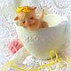 Котёнок по имени Счастье. Тедди Зверята. teddy_and_toys. Ярмарка Мастеров.  Фото №8