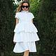 dress 'White rose'. Dresses. ALISA. Online shopping on My Livemaster.  Фото №2
