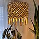 Абажур/люстра макраме. Люстры. home_macrame (Лидия Юшкова). Ярмарка Мастеров.  Фото №5