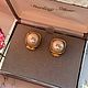 Винтаж: Винтажные клипсы Christian Dior. Серьги винтажные. Vintage_Box. Интернет-магазин Ярмарка Мастеров.  Фото №2