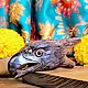 Трубочка для Рапэ Курипи Орел Aguila ручная работа. Ритуальная атрибутика. Fungithera. Ярмарка Мастеров.  Фото №5