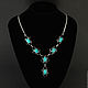 Necklace with turquoise Turkmenistan 'Turquoise'. Necklace. The inspiration of nature in stones. My Livemaster. Фото №5