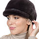 caps: Women's mink fur cap, Caps1, Moscow,  Фото №1