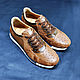 Sneakers made of genuine ostrich leather and genuine suede, Sneakers, St. Petersburg,  Фото №1