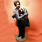 Куклы и игрушки handmade. Livemaster - original item Portrait doll: Lieutenant Columbo. Handmade.