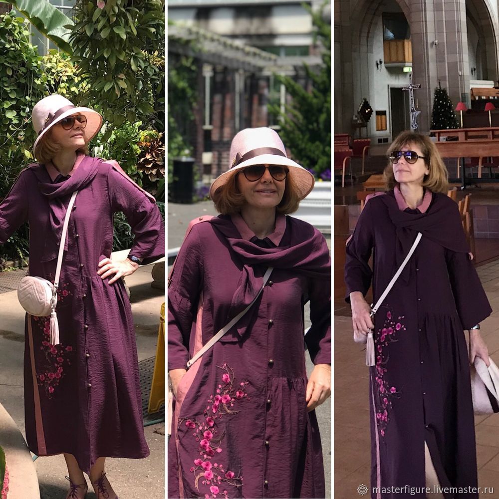 Платье - плащ "Сакура" – заказать на Ярмарке Мастеров – I4PL3RU ...