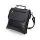 Men's bag: Men's black leather tablet bag Creon Mod S95m-712. Men\'s bag. Natalia Kalinovskaya. Online shopping on My Livemaster.  Фото №2