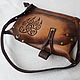Leather bag with a talisman Seal of Velez in order for the Vita. Classic Bag. Innela- авторские кожаные сумки на заказ.. My Livemaster. Фото №4