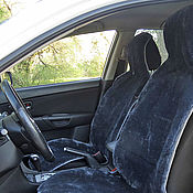 Sheepskin seats for car seats, 2 pcs, (No. №754)