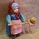 Ёлочная игрушка из ваты, Статуэтки в русском стиле, Самара,  Фото №1