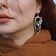 Copy of Silver drop earrings, Gift for women. Earrings. Sweet Rose. Online shopping on My Livemaster.  Фото №2