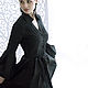 Платье черное из шелковой тафты "Melisenta". Платья. JULINA. Интернет-магазин Ярмарка Мастеров.  Фото №2