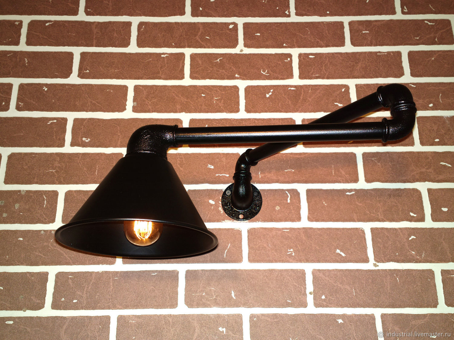 Светильник настенный в стиле лофт фото