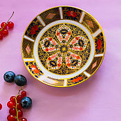 Посуда handmade. Livemaster - original item Vintage porcelain plate pin dish imari Royal Crown Derby England. Handmade.