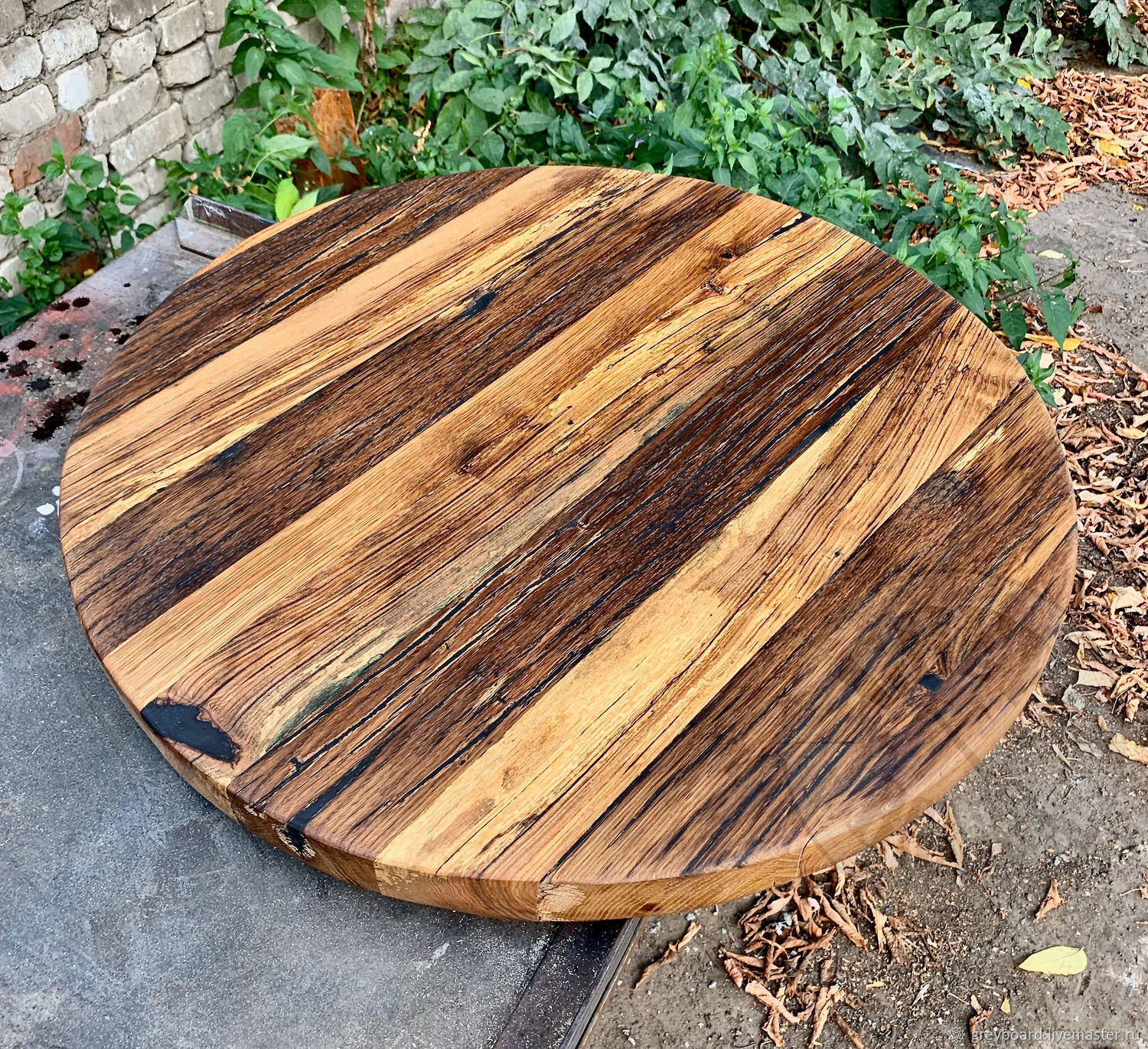 круглые столешницы для стола из дерева