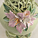 Pink lilies - a vase for fresh flowers. Vases. Elena Zaychenko - Lenzay Ceramics. My Livemaster. Фото №6