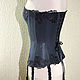 Single layer waist corset
