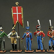 Куклы и игрушки handmade. Livemaster - original item Set of soldiers 54 mm. The Napoleonic wars. Cavalry, Russia 1812. Handmade.