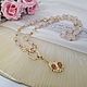 Сотуар, колье, бусы  «Camellia». Колье. Olga Kokina_jewelry. Ярмарка Мастеров.  Фото №4