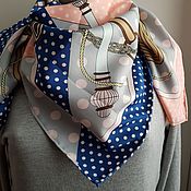 Аксессуары handmade. Livemaster - original item Silk scarf in the Hermes style. Handmade.
