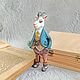 Заказать Ёлочная игрушка Стильный козлик. Елочные игрушки Ольги Олефиренко. Ярмарка Мастеров. . Елочные игрушки Фото №3