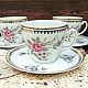 Винтаж: Чайная пара Wloclawek Porcelan. Poland. Сервизы винтажные. 'Советское Наследие'. Интернет-магазин Ярмарка Мастеров.  Фото №2