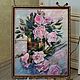 Picture.oil.Roses.' Still life with roses' delicate flowers. Pictures. OMA-EVA. Online shopping on My Livemaster.  Фото №2