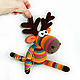 Rainbow Moose is small (30 cm), Stuffed Toys, Volgograd,  Фото №1