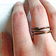 Fantasy ring made of copper wire in the style of wire wrap. Rings. Авторские украшения от Ирины Бондал. My Livemaster. Фото №4