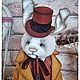 Джек кролик в технике тедди. Тедди Зверята. Татьяна Корчикова teddy & dolls. Ярмарка Мастеров.  Фото №5