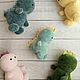 Вязаные Динозавры Амигуруми Детские Игрушки, Амигуруми куклы и игрушки, Санкт-Петербург,  Фото №1