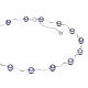 Серебряное колье AURA из серого жемчуга 7,5-8 мм АА+. Арт.№699, Колье, Москва,  Фото №1