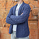 Chaqueta unisex de punto. Sweatshirts for men. CUTE-KNIT by Nata Onipchenko. Ярмарка Мастеров.  Фото №6