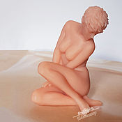 Косметика ручной работы handmade. Livemaster - original item Soap Curly Nude Handmade Gift Statuette Interior. Handmade.
