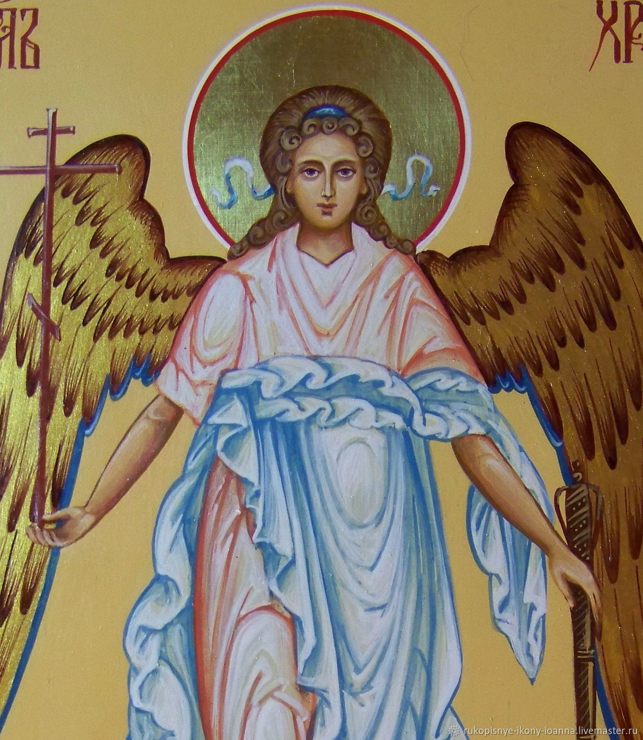 Икона ростовая ангел хранитель