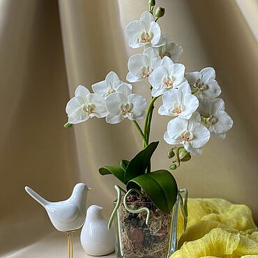 Орхидея из фоамирана в черном цвете. Смотрите мастер-класс | Рукоделие hand made | Дзен