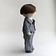 Doll boy 30 cm in costume, textile doll. Dolls. mariedolls (mariedolls). Online shopping on My Livemaster.  Фото №2