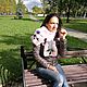 Меховой шарф из меха кролика Рекс розового цвета. Шарфы. NataliFurs (НаталиФурс). Ярмарка Мастеров.  Фото №4