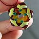 Мандала амулет. Лэмпворк. Мандала. Огненные бусины JG - jewelry Glass. Ярмарка Мастеров.  Фото №4