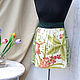 aprons: Apron for kitchen women's Water-repellent Bamboo and Flowers, Aprons, Moscow,  Фото №1