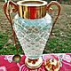 Винтаж: Старинная ваза для льда коктейля Cristal хрусталь золочение Италия, Кухонная утварь винтажная, Орлеан,  Фото №1